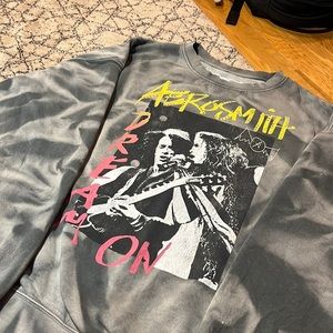 aerosmith crewneck